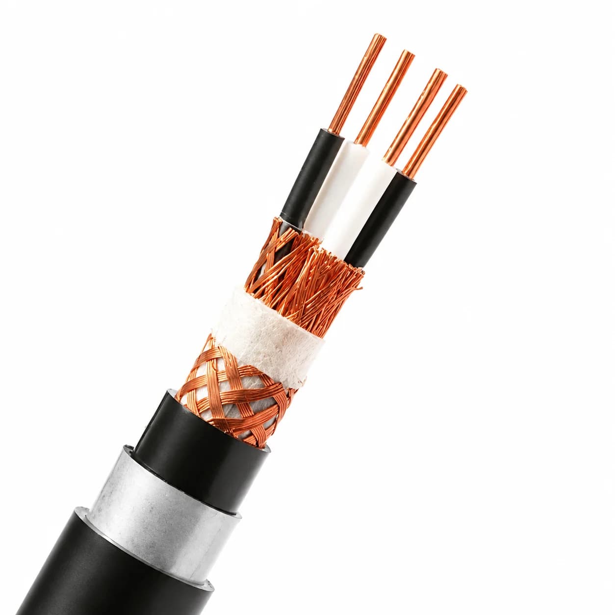 Anti-interference ZC-DJYPVP instrumentation computer cable by Zhejiang Hongce Cable, offering premium EMI shielding and fire safety for automation wiring.