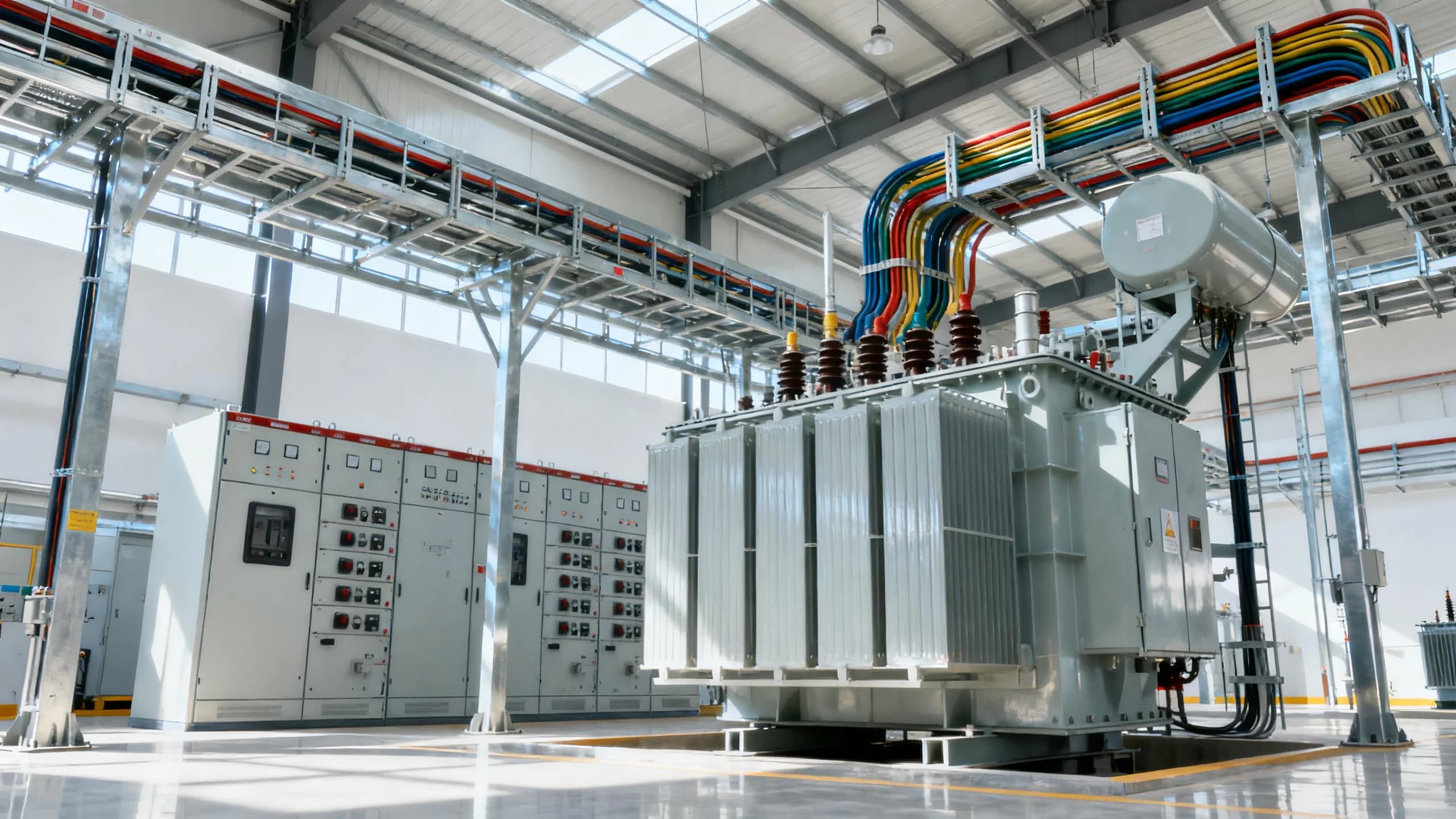 Power cables providing reliable connections for transformers, switchgear and industrial facilities.