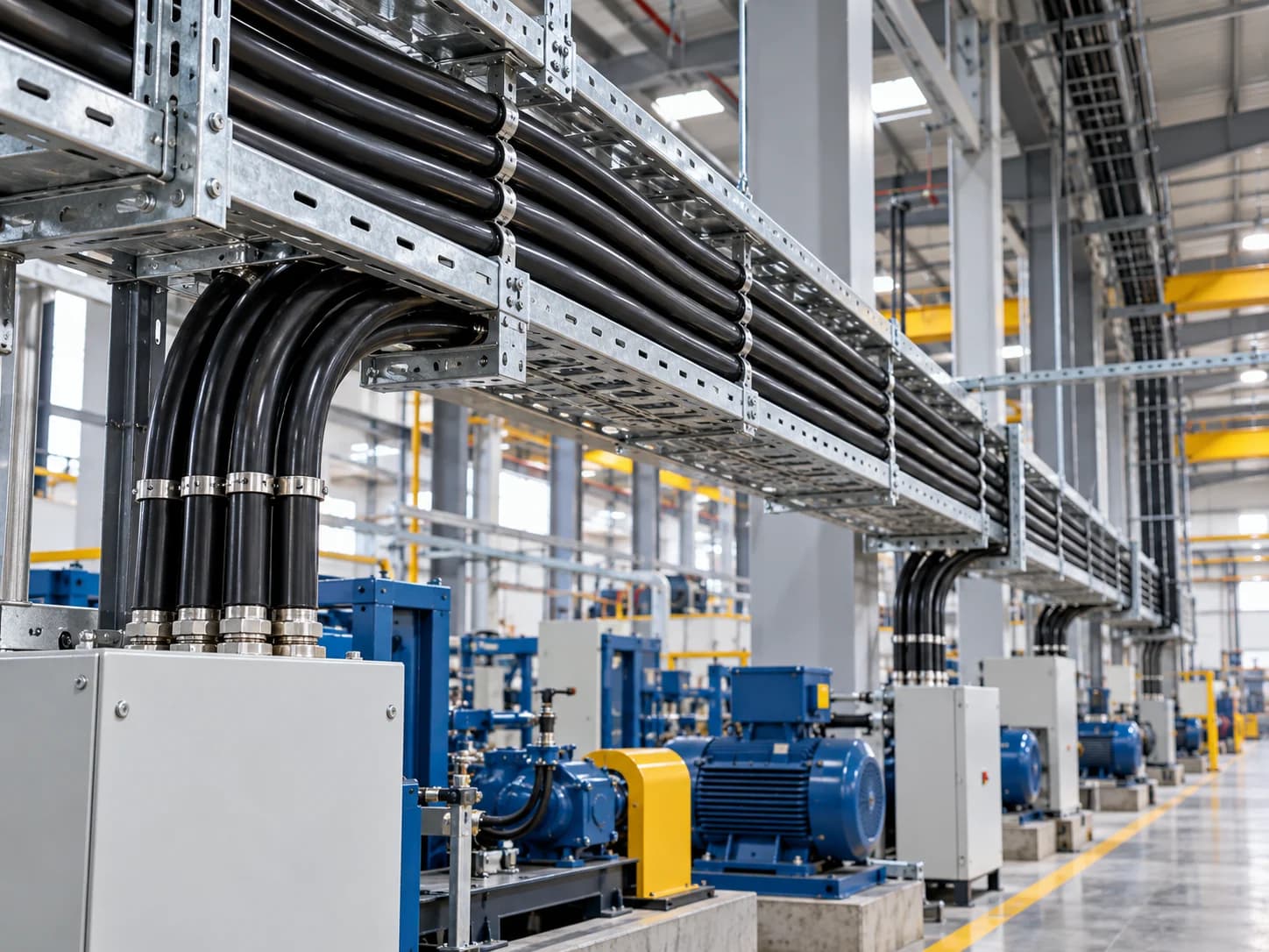 Hongce Cable YJLV32 0.6/1kV Aluminum Armored Power Cable Industrial Factory Equipment Power Supply Application