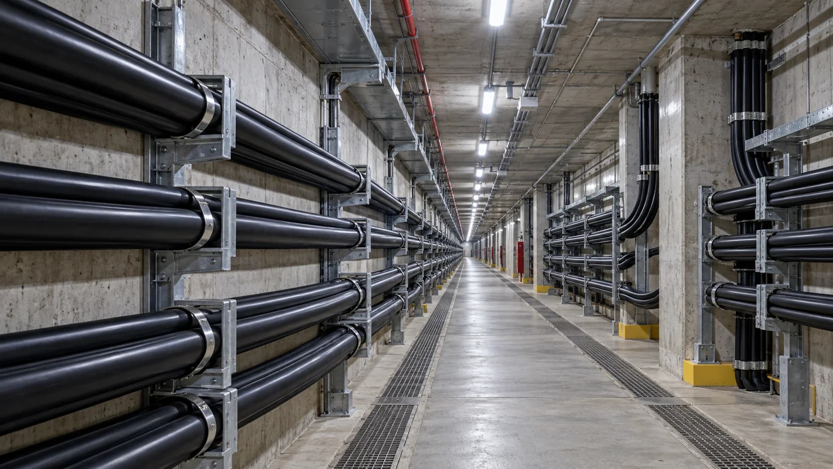 Hongce Cable YJV 0.6/1kV Copper XLPE Power Cable applied in underground cable tunnels and utility distribution networks